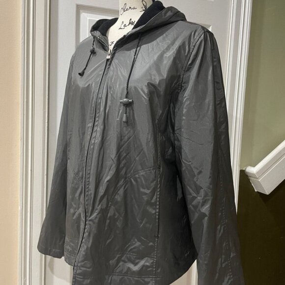 UD UTEX DESIGN RAIN HOOD COAT JACKET ZIP UP SIZE LARGE MEN WINTER JACKET COZZY - Picture 10 of 16